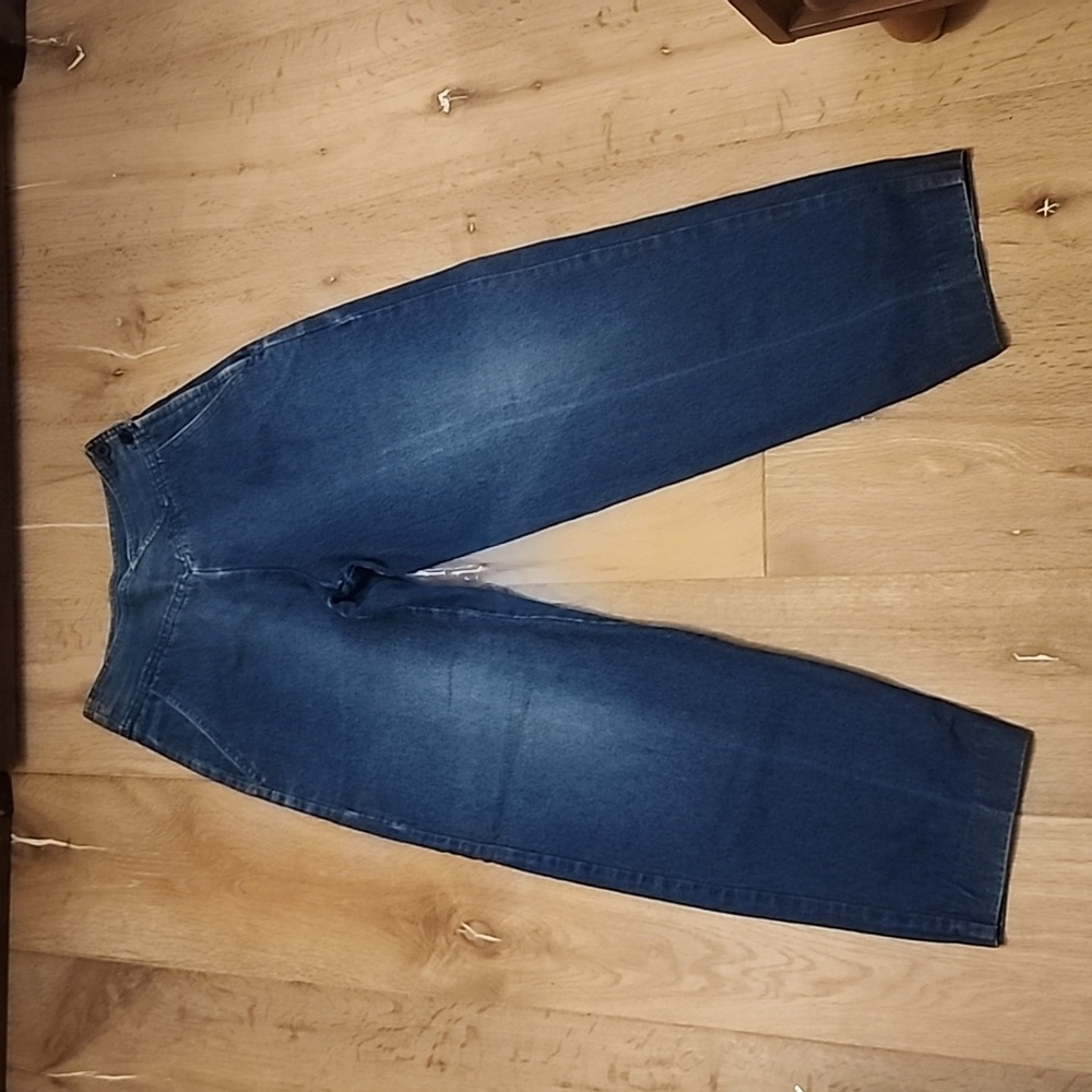 Jeanne San Francisco vintage high waist denim blue jeans 7